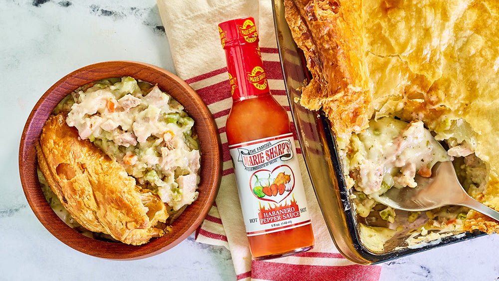 Chicken and Leek Casserole under Puff Pastry with Marie Sharp’s Belizean Heat - Marie Sharp's Company Store