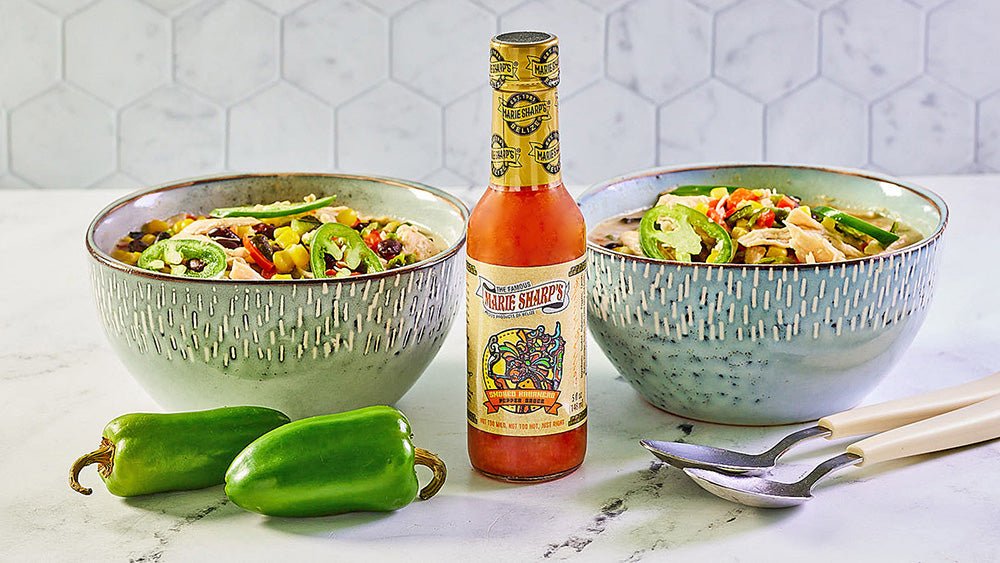 Chicken and Poblano Soup with Marie Sharp’s Smoked Habanero Hot Sauce - Marie Sharp's Company Store