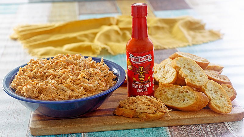 Crock Pot “Buffalo” Chicken Dip Recipe with Marie Sharp's Red Hornet Sauce - Marie Sharp's Company Store