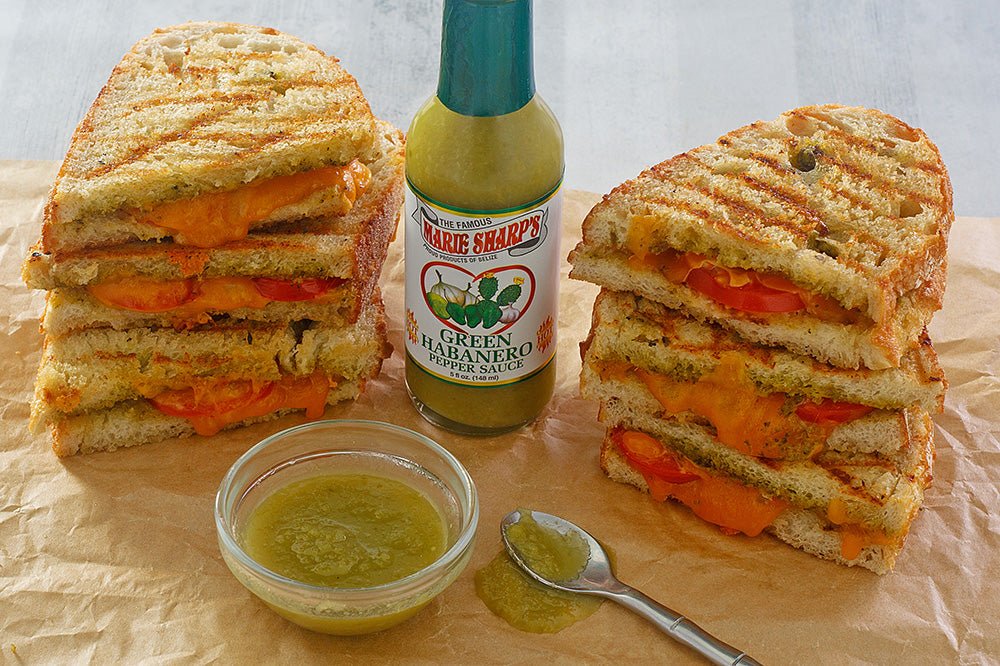 Gold Star Grilled Cheese Recipe with Marie Sharp’s Green Habanero Pepper Sauce - Marie Sharp's Company Store