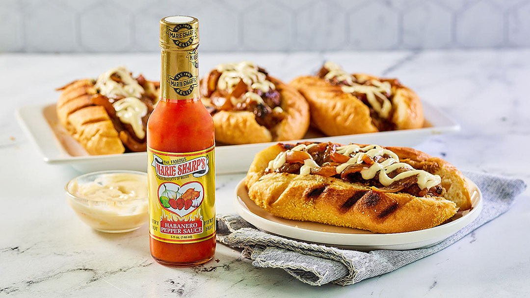 Spicy Beer Brats with Onions with Marie Sharp’s Fiery Habanero Pepper Sauce - Marie Sharp's Company Store
