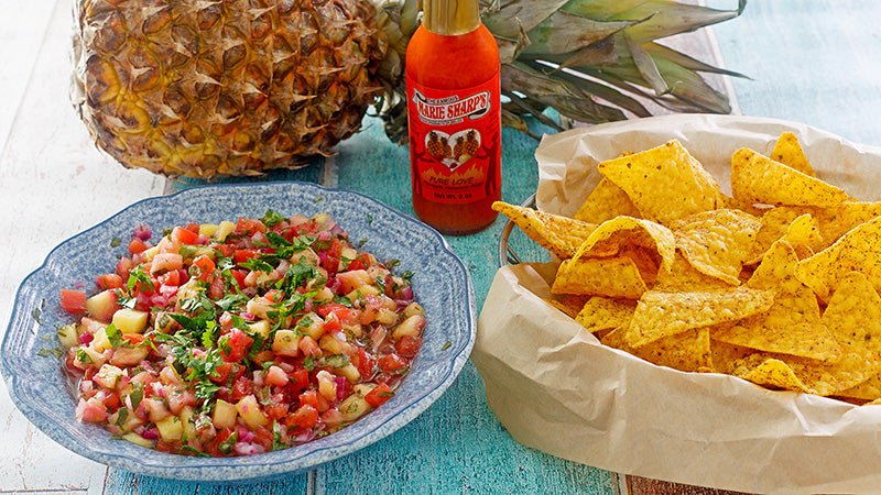 Spicy Pineapple Salsa Recipe with Marie Sharp’s 