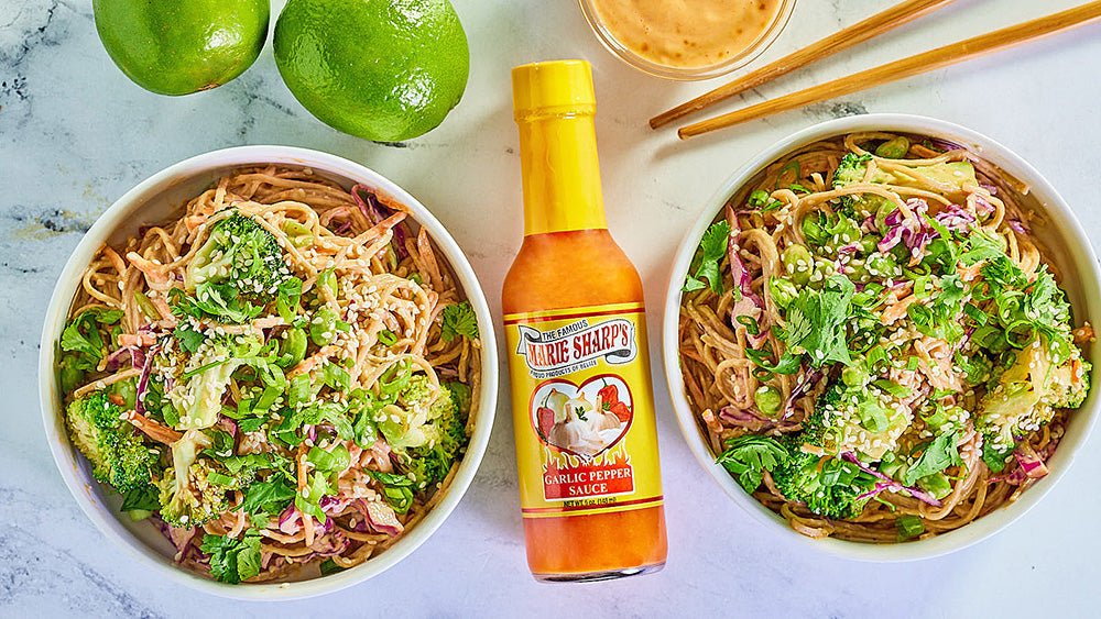 Spicy Soba Noodle Salad with Marie Sharp’s Garlic Habanero Pepper Sauce - Marie Sharp's Company Store