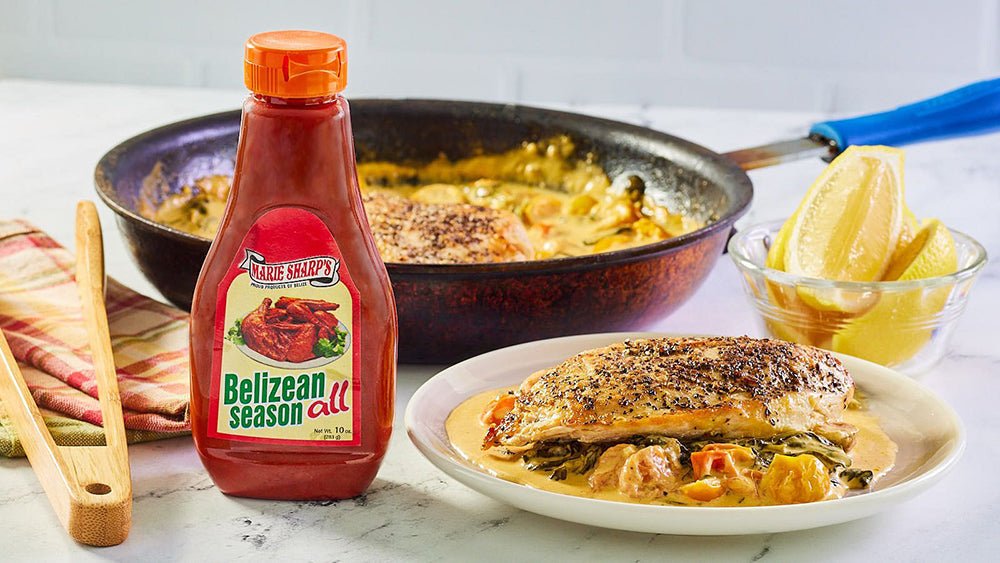 Tuscan Chicken with Marie Sharp’s Belizean Season-All - Marie Sharp's Company Store