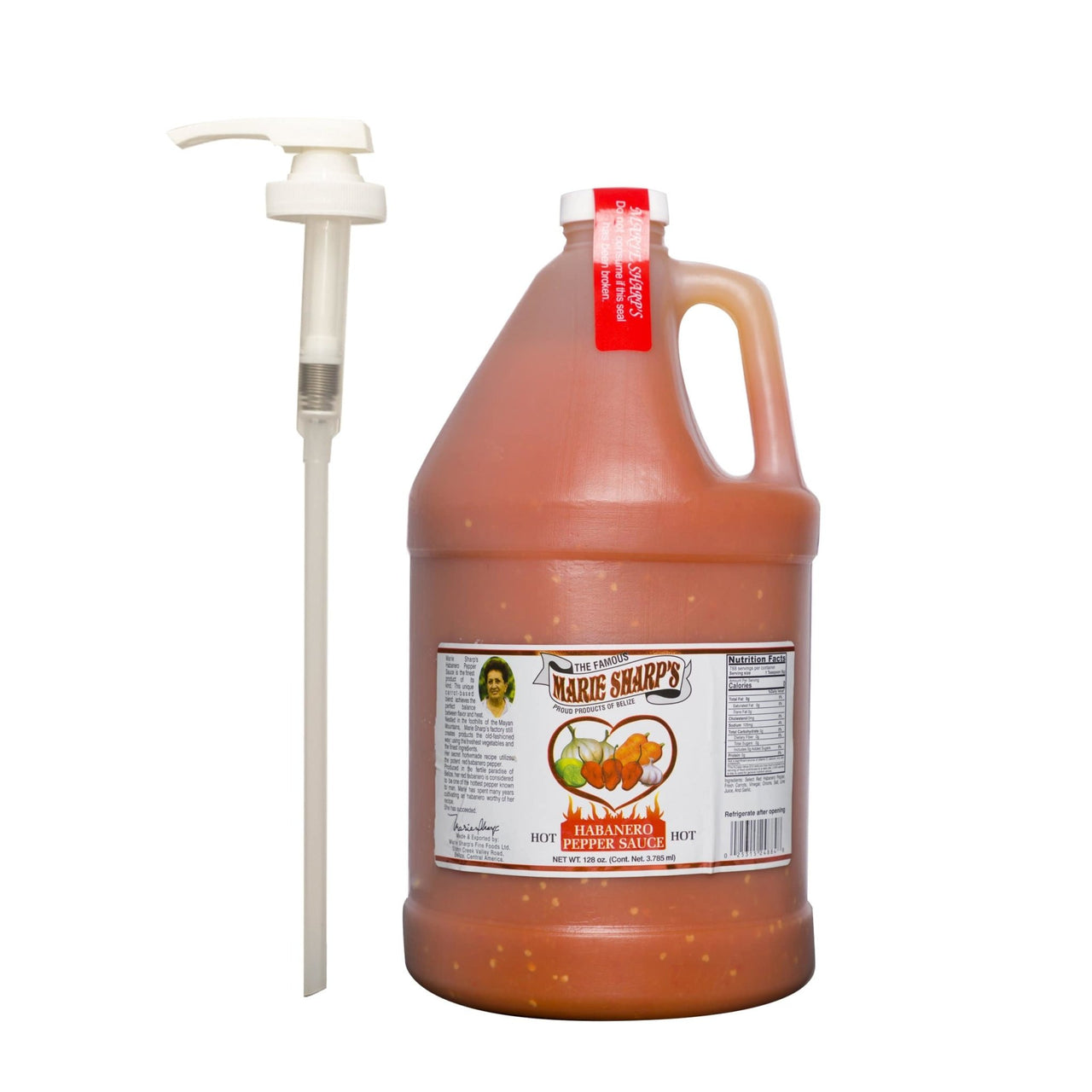 GALLON SIZES | Habanero Pepper Sauces | FREE PUMP INCLUDED! - Marie Sharp's Company Store