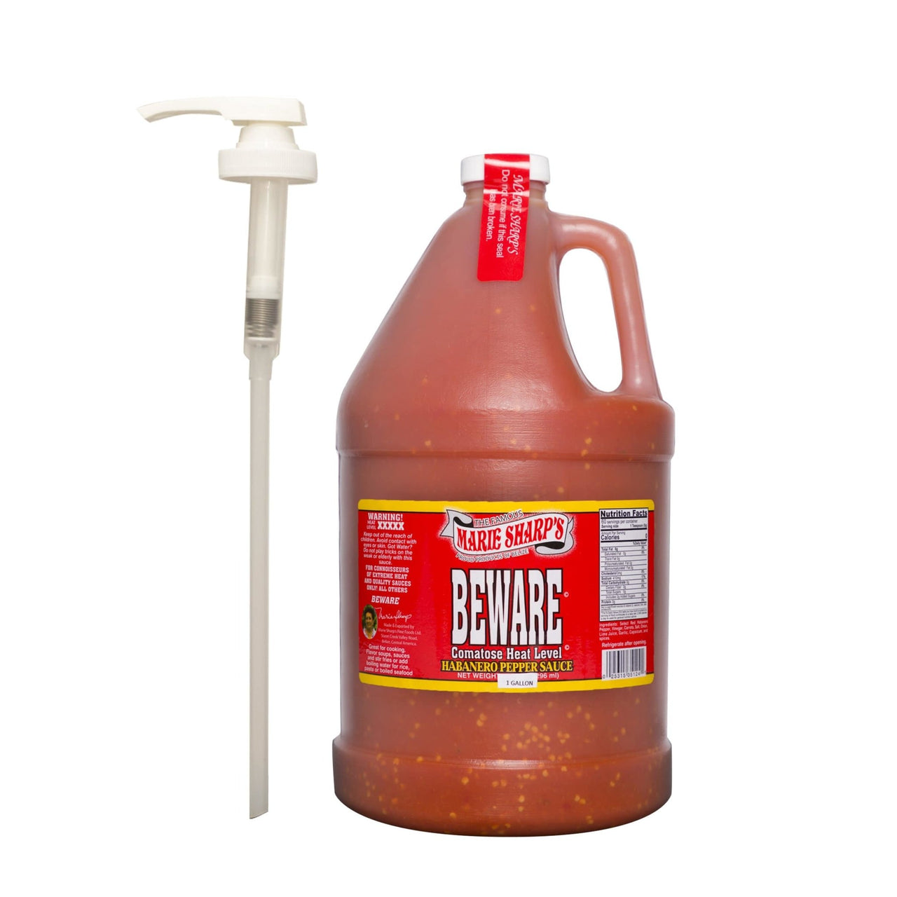 GALLON SIZES | Habanero Pepper Sauces | FREE PUMP INCLUDED! - Marie Sharp's Company Store