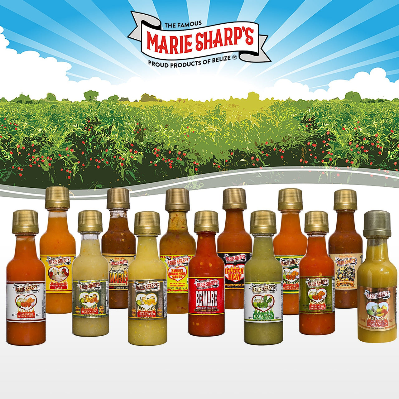 Marie Sharp's Tasting Flight | 13-Pack Set* - Marie Sharp's Company Store