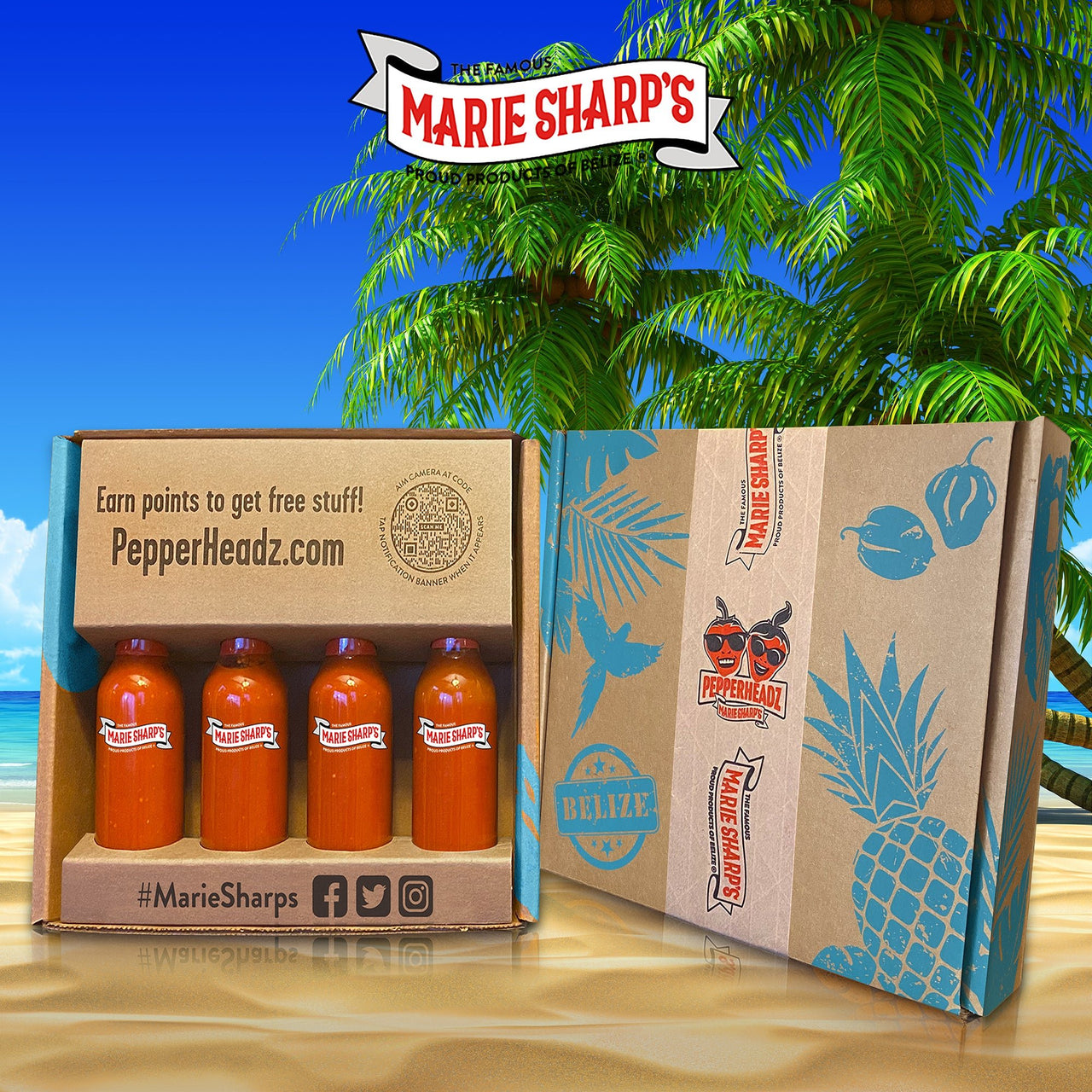 Tropical Heat | 4-Pack Set* - Marie Sharp's Company Store